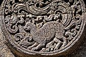 Candi Panataran - Main Temple. Animal roundel of the first register. 